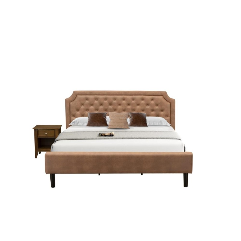 2-Piece Platform King Size Bedroom Set