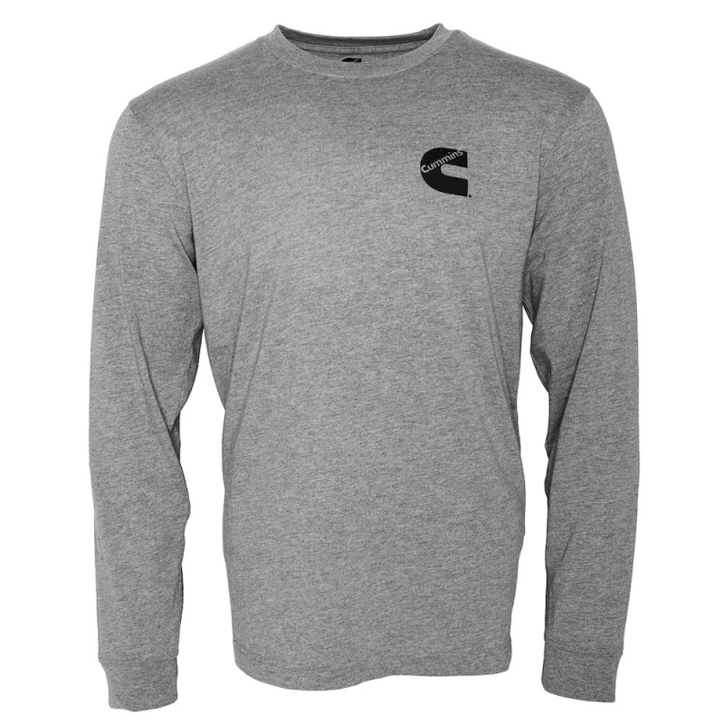 Unisex Long Sleeve T-Shirt in Sport Gray