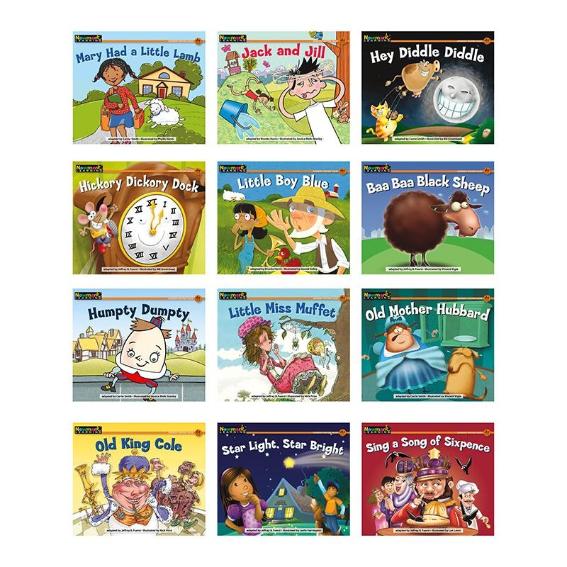 Nursery Rhyme Tales Content-Area Leveled Reader, English, Set Of 12