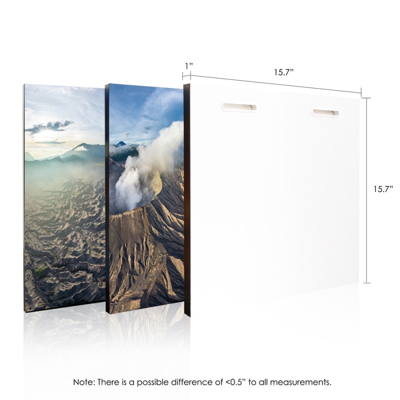 Senia Gunung Bromo 3-Panel Mdf Framed Photography Triptych Print, 48 X 16-Inch