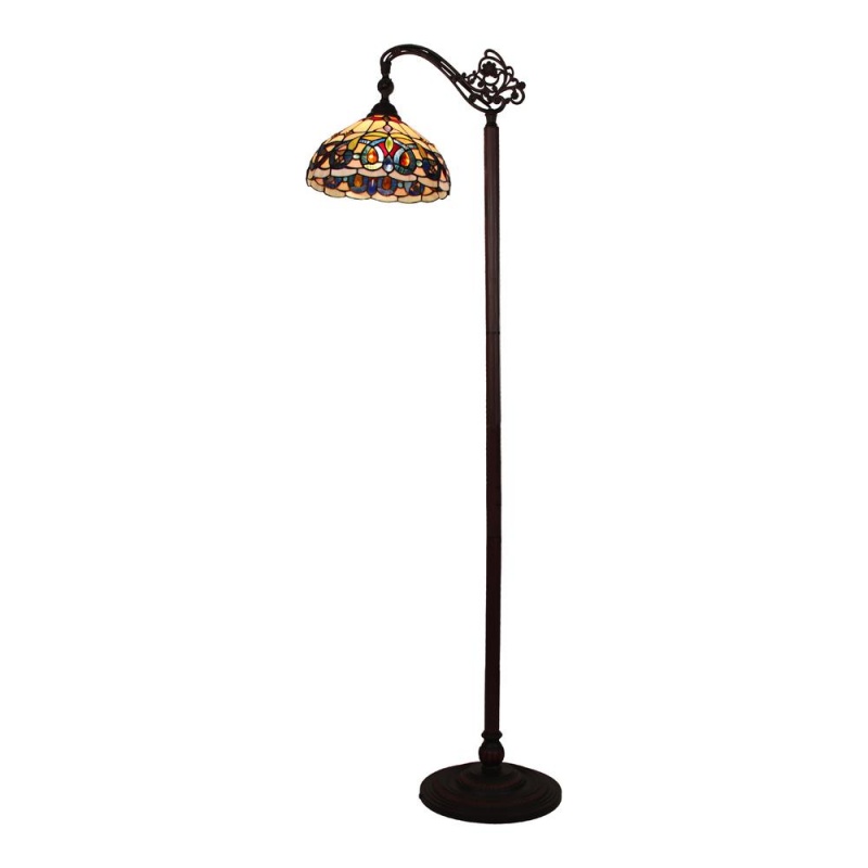 Chloe Lighting Serenity Victorian Tiffany-Style Floor Lamp