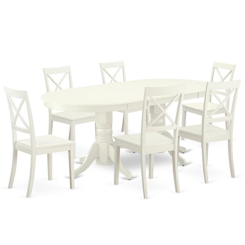 Dining Room Set Linen White