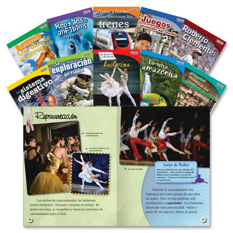 Shell Education Tfk 3Rd-Grade Spanish 10-Book Set 2 Printed Book - Book - Grade 3 - Spanish