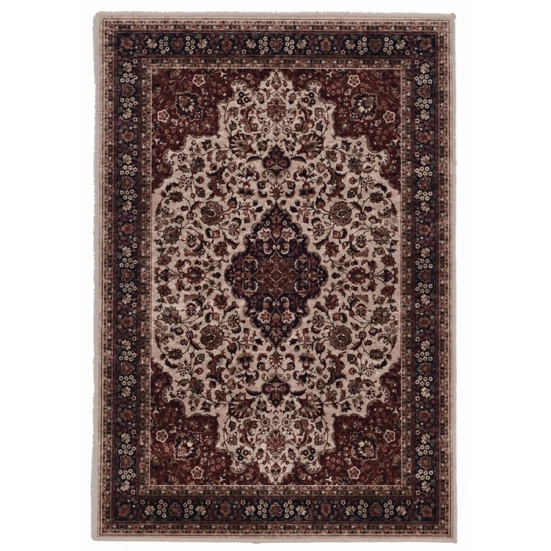 Emerald Barton Cream & Rust 3.3X5 Rug