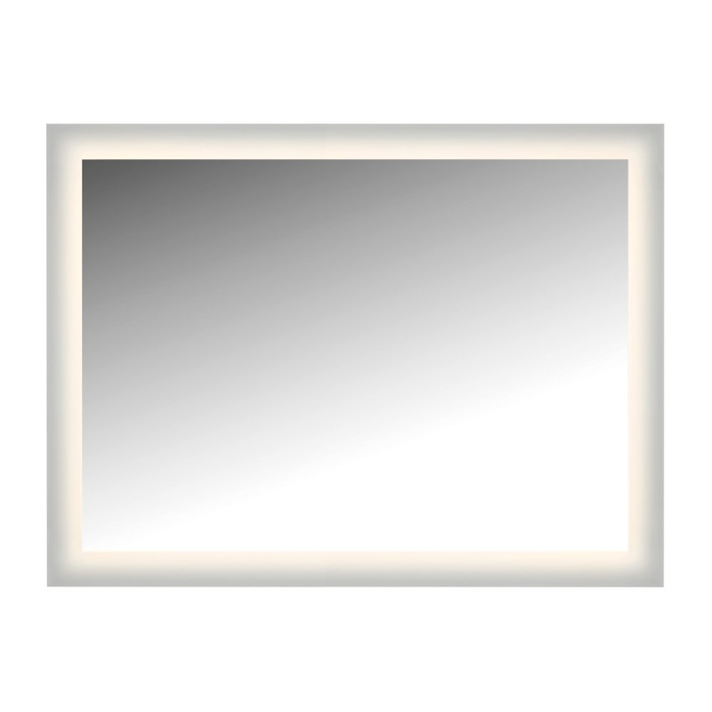 LED Lighted Wall Mirror with Frosted Glass