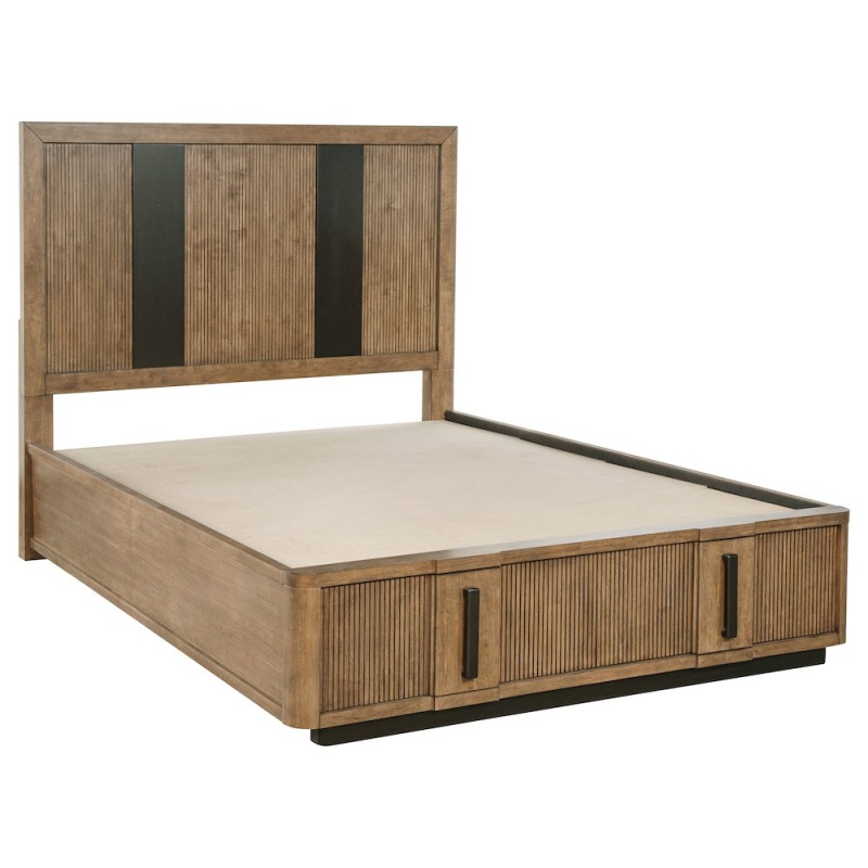 Terrace 2-Drawer Eastern King Storage Bed Ash Brown