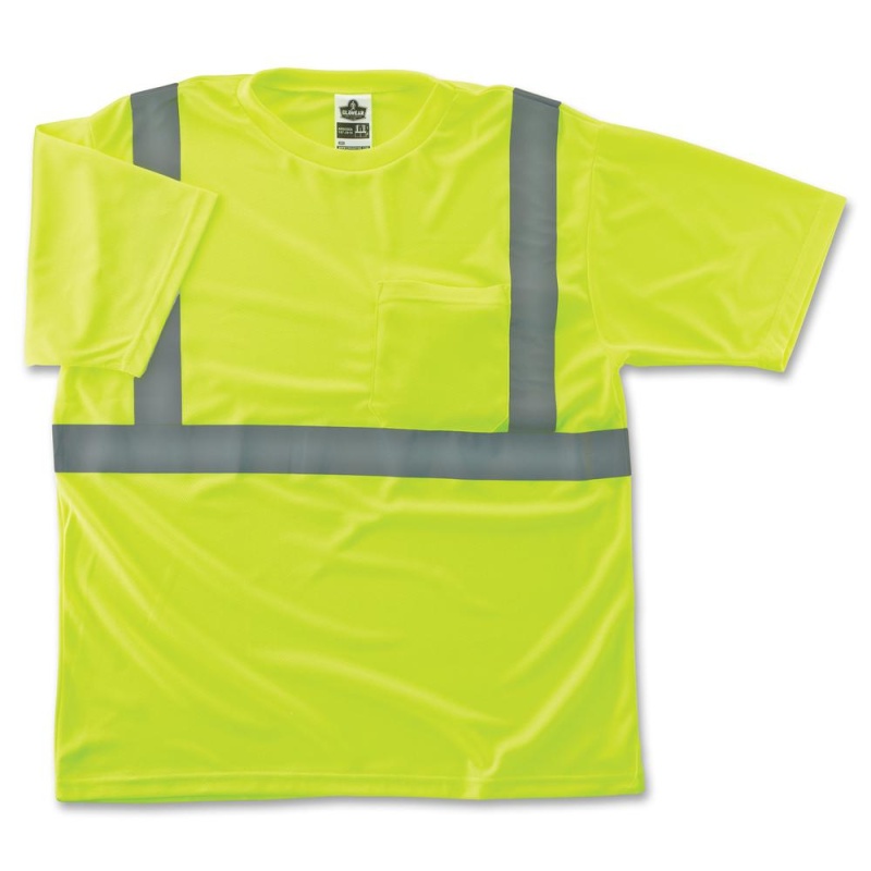 Glowear Class 2 Reflective Lime T-Shirt - Small Size