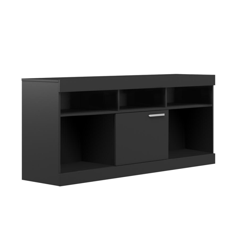 Techni Mobili Entertainment Stand For Tvs Up To 65", Black