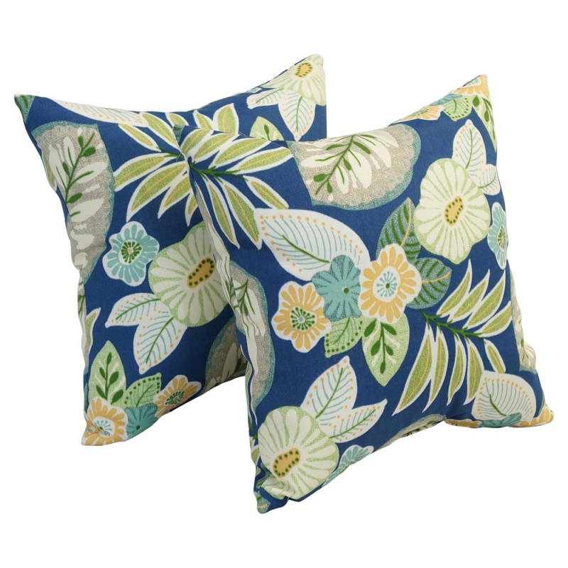 17-Inch Square Polyester Outdoor Throw Pillows (Set Of 2) 9910-S2-Od-167