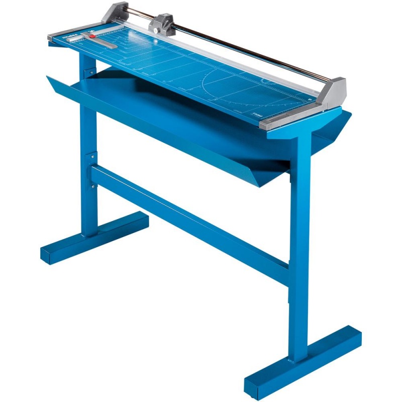 Dahle Professional 558S Guillotine Trimmer - 12 Sheet Cutting Capacity - 51" Cutting Length - Enclosed Blades, Protective Cap, Self-Sharpening, Automatic Paper Clamp, Sturdy - Metal, Steel - 58.5" Len