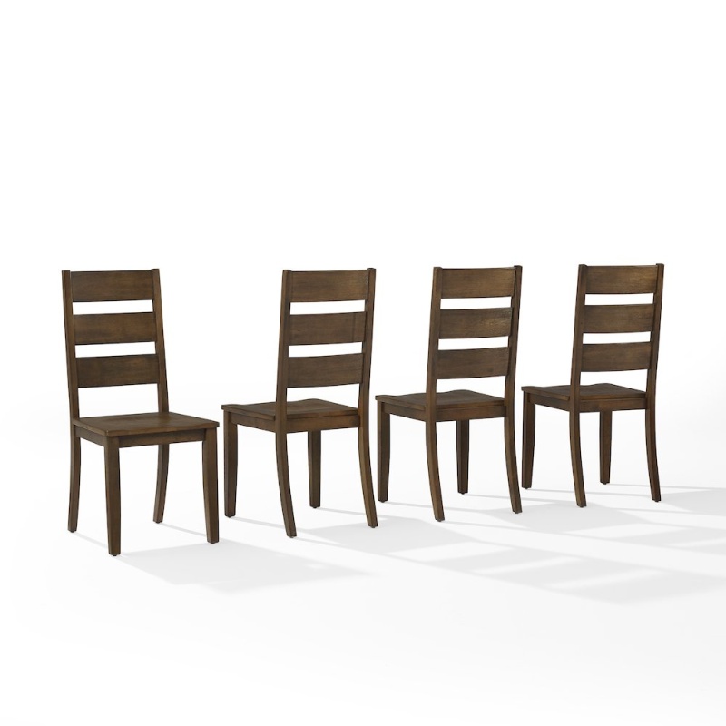 Joanna 4-Piece Ladder-Back Dining Chair Set - 4 Chairs