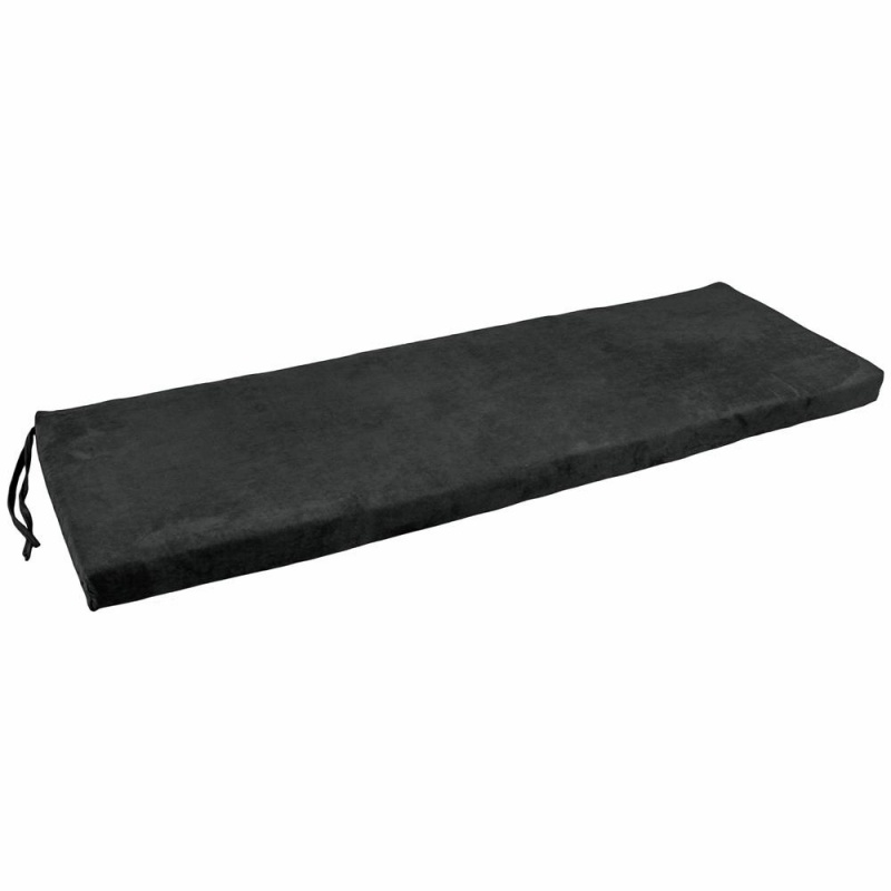 63-Inch by 19-Inch Solid Microsuede Bench Cushion