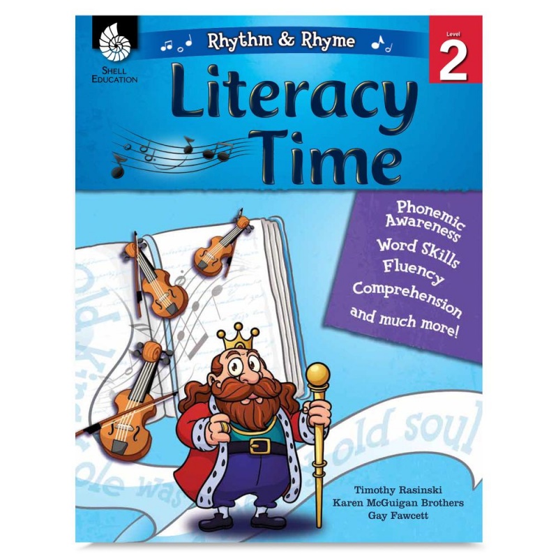 Shell Education Literacy Time Rhythm/Rhyme Level 2 Printed Book By Karen Brothers, David Harrison - 144 Pages - Shell Educational Publishing Publication - Book - Grade 2