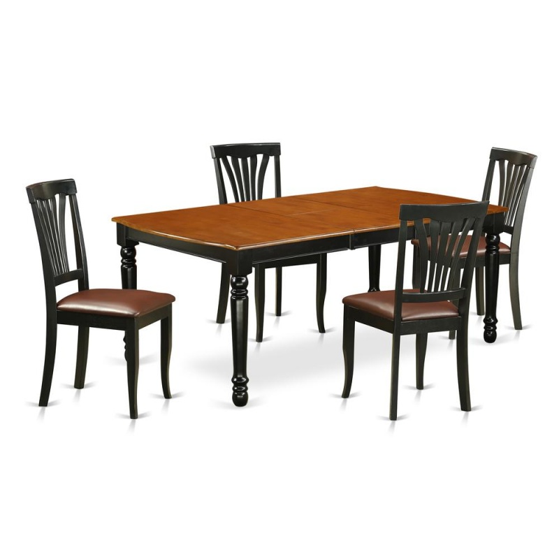 Dining Room Set Black & Cherry