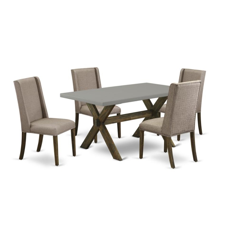 East West Furniture 5-Pc Dinette Set