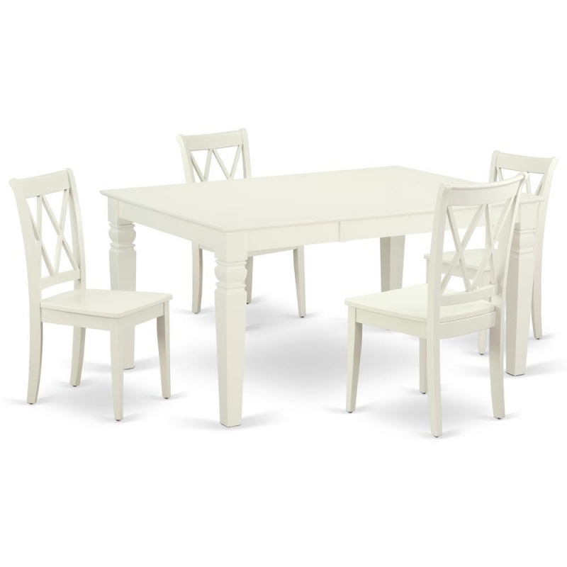 Dining Room Set Linen White
