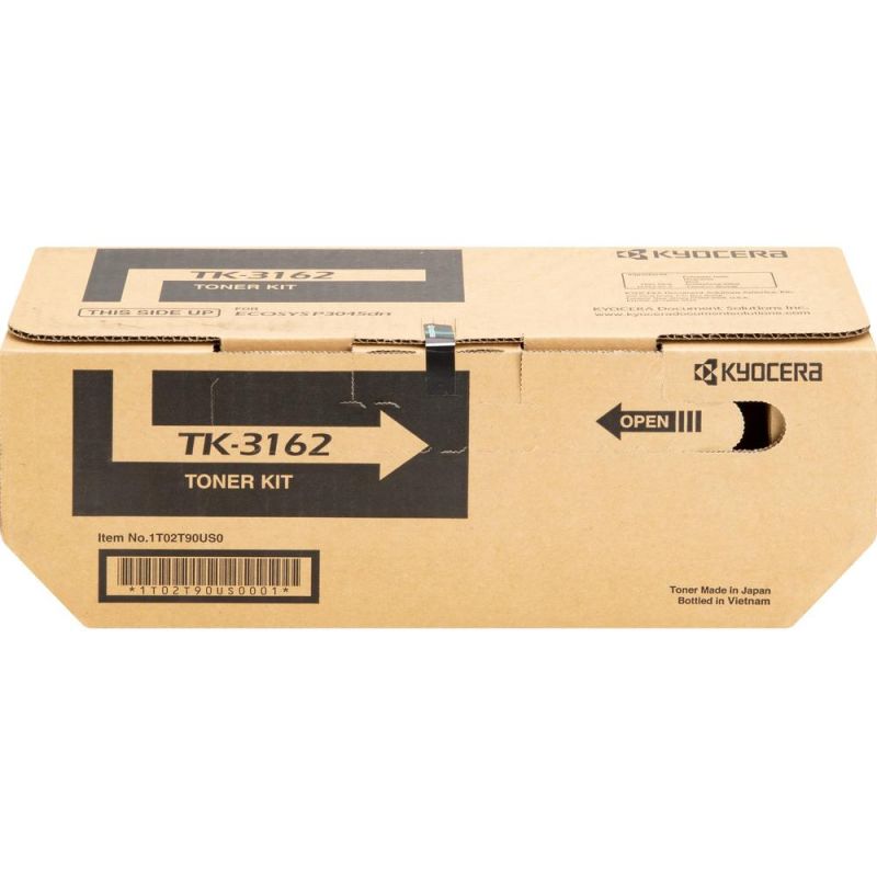 Kyocera Tk-3162 Original Toner Cartridge - Black - Laser - 12500 Pages - 1 Each