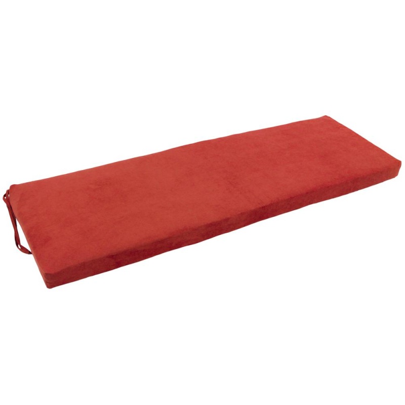 57-Inch By 19-Inch Solid Microsuede Bench Cushion 957X19-Ms-Cr