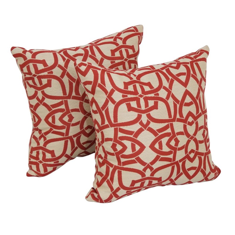 17-Inch Square Premium Polyester Outdoor Throw Pillows (Set Of 4) 9910-S4-Po-002