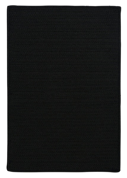 Simply Home Solid - Black 7'X9'