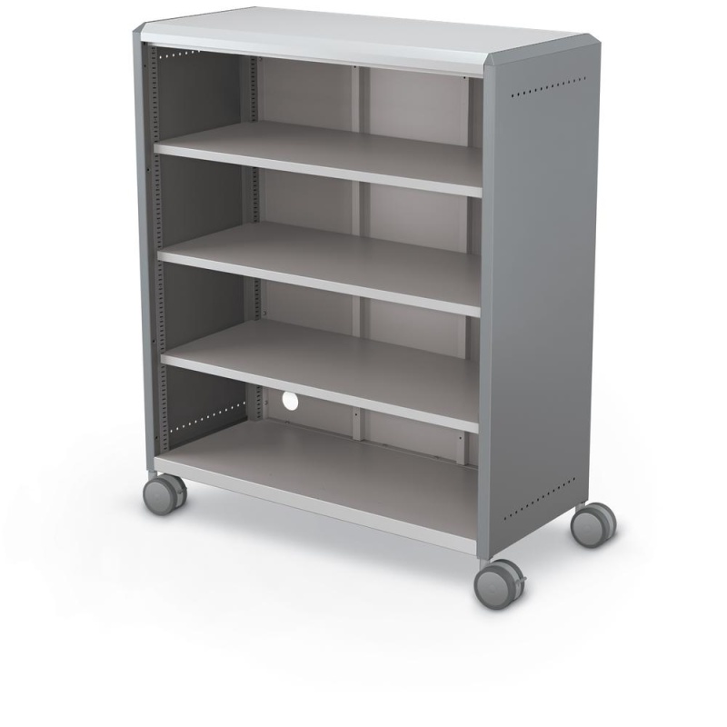 Compass Cabinet - Maxi H3 - Shelves / Casters - Cool Grey