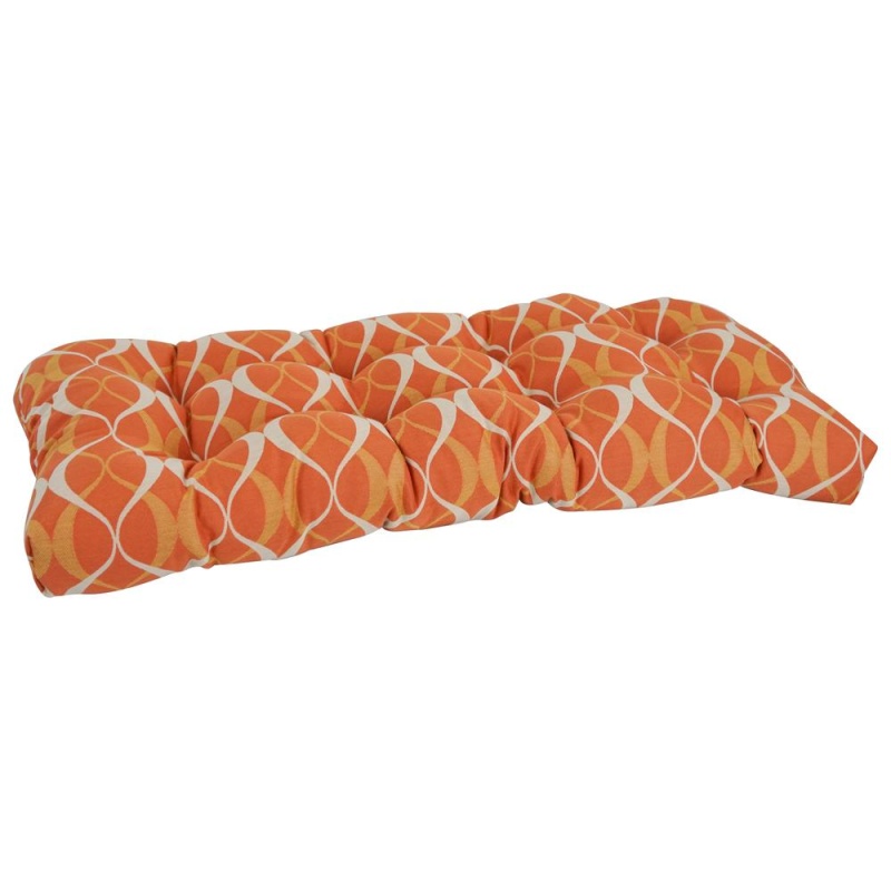 42-Inch By 19-Inch U-Shaped Premium Outdoor Tufted Settee/Bench Cushion
