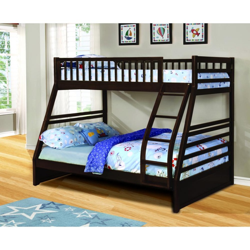 Sofia Twin Over Full Bunk Bed - Java Finish