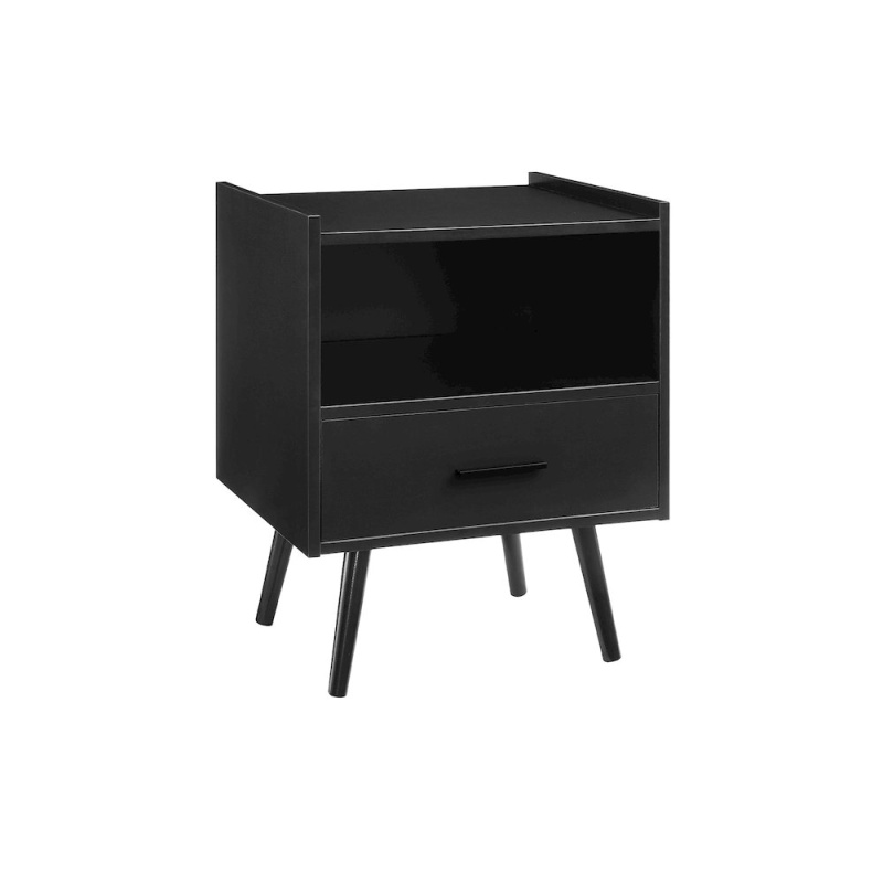 Accent Table, Living Room, Black Laminate