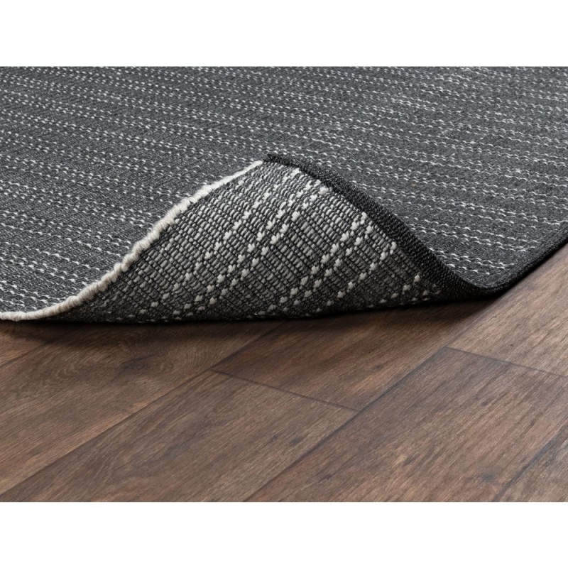 Charlevoix Indoor Outdoor Charcoal, Accent Rug By Kosas Home