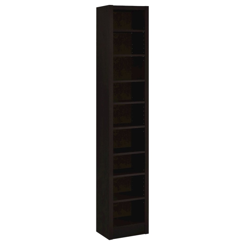 Eliam 71-Inch 9-Shelf Bookcase Cappuccino