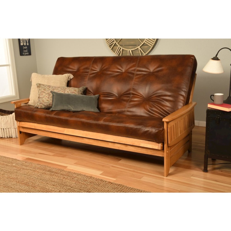 Phoenix Frame Queen-Butternut Finish-Oregon Trail Saddle Mattress