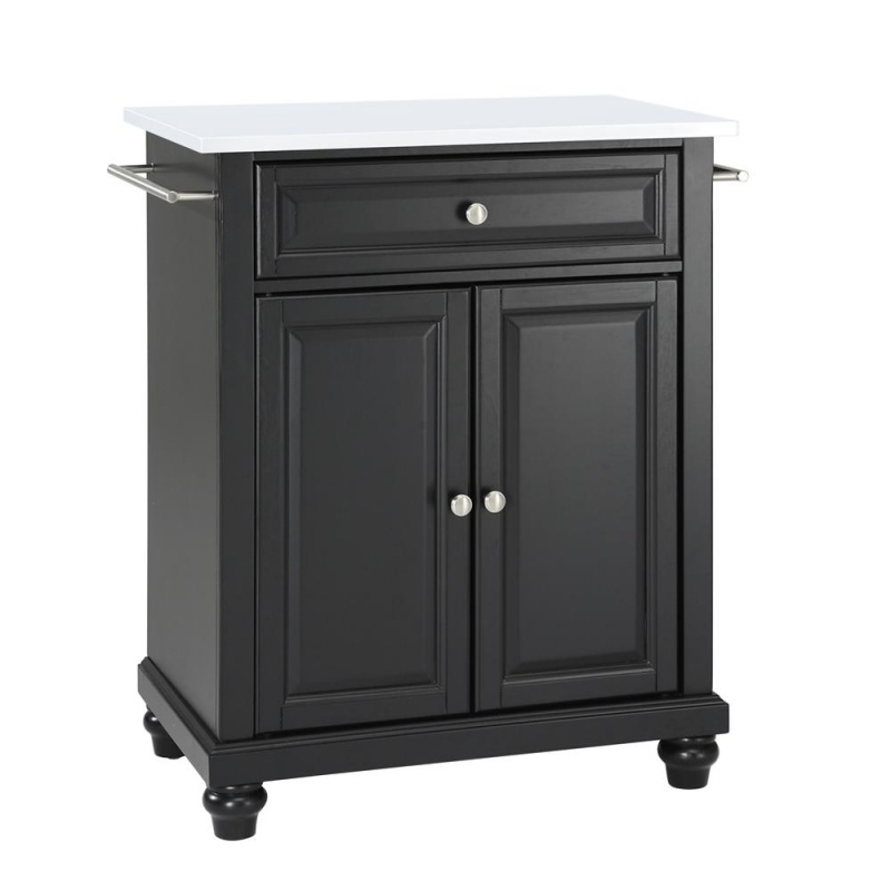 Cambridge Stone Top Portable Kitchen Island/Cart