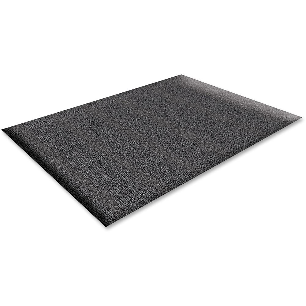 Crown Mats Industrial Deck Plate Anti-fatigue Mat - Industry, Indoor - 60  Length X 36 Width X 0.56 Thickness Overall - Vinyl, Pvc Foam - Black, Yel