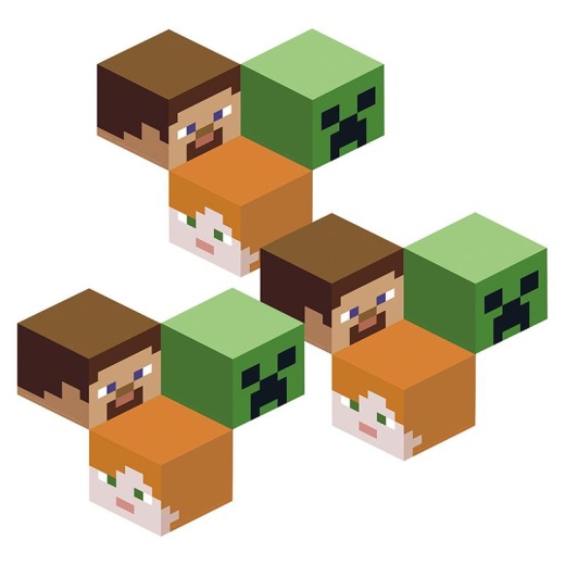 Minecraft Assorted Paper Cut Out - 36 Per Pack, 3 Packs