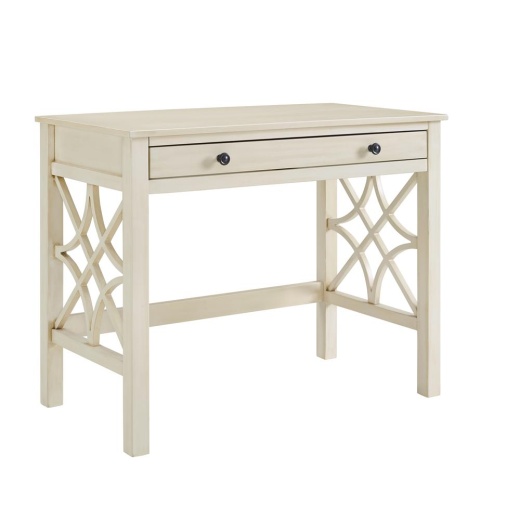 Linon Whitley Antique White Desk