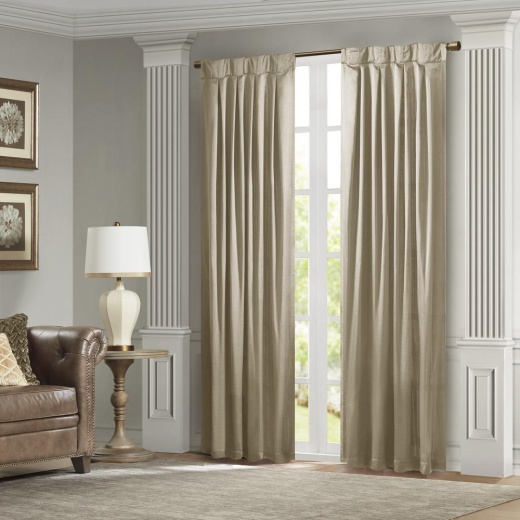 Croscill Classics Pleat Curtain Panel With Tieback (Single)