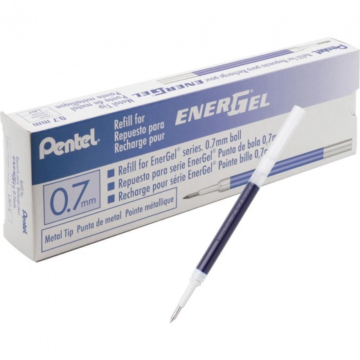 Pentel EnerGel Liquid Gel Pen Refill - 0.70 Mm Point - Blue Ink