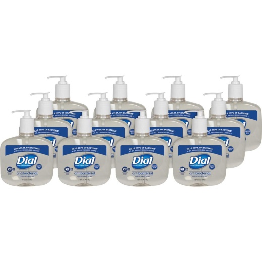 Dial Sensitive Skin Antibacterial Liquid Hand Soap - 16 Fl Oz (473.2 Ml) - Pump Bottle Dispenser