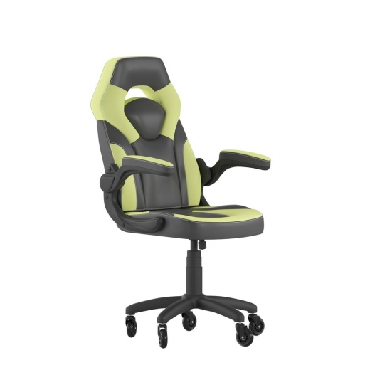 X10 Gaming Chair Racing Computer Chair, Neon Green/Black LeatherSoft