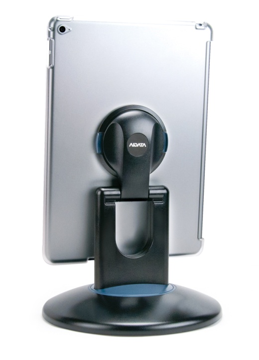 Aidata ViewStation iPad Air 2 Case (Clear Shell/Black-Gray Base)