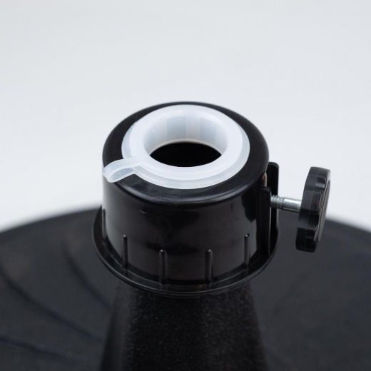 Fiberbuilt Resin Free Standing Umbrella Base - Up to 90 Lbs, Black