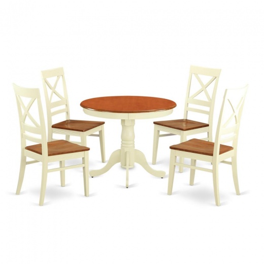 5 Pc Table Set for 4-Kitchen Dinette Table and 4 Kitchen Chairs