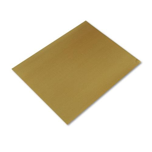 Pacon Four-Ply Railroad Board, 22 x 28, Gold/White, 25/Carton