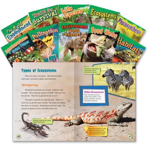 Shell Education Grades 2-3 Life Science Book Set