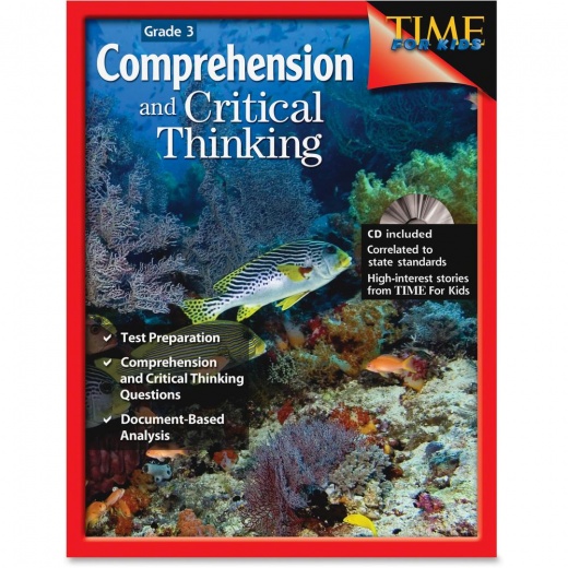 Shell Education Grade 3 Comprehension/Critical Thinking Book