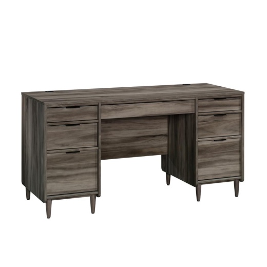 Clifford Place Executive Desk Jet Acacia by Sauder