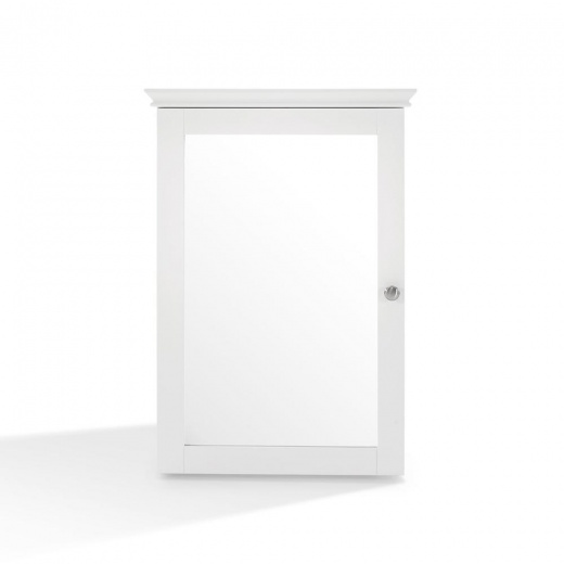 Lydia Mirrored Wall Cabinet White