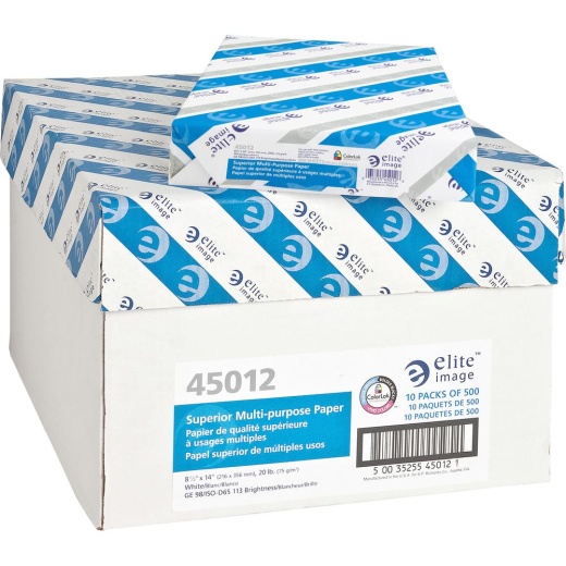 HP Papers MultiPurpose20 Paper, 96 Bright, 20 lb Bond Weight, 8.5 x 11,  White, 500 Sheets/Ream, 10 Reams/Carton