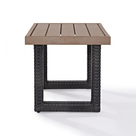 Beaufort Wicker Outdoor Side Table