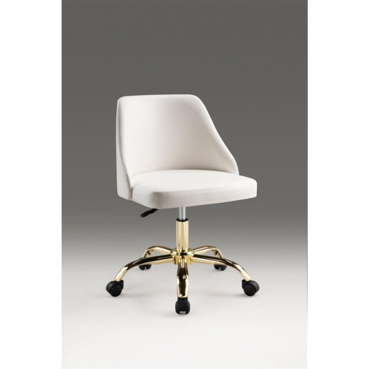 Office Chair with Gold Base - Creative Images